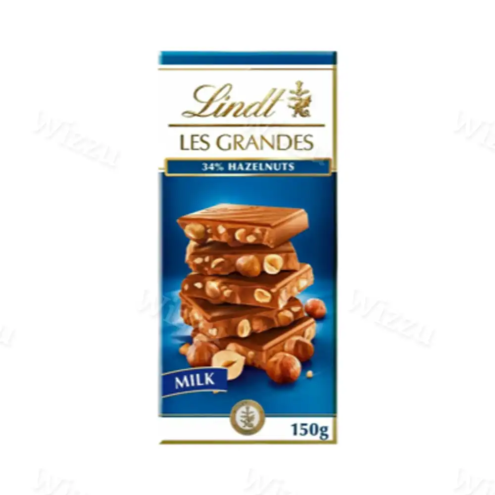 Шоколадная плитка Lindt Grand молочный Фундук 150гр