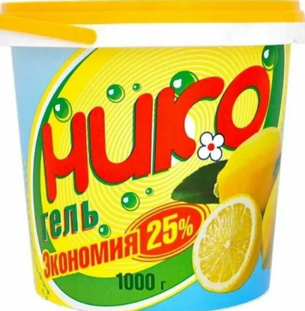 Гель для мытья посуды "Нико", 1000г