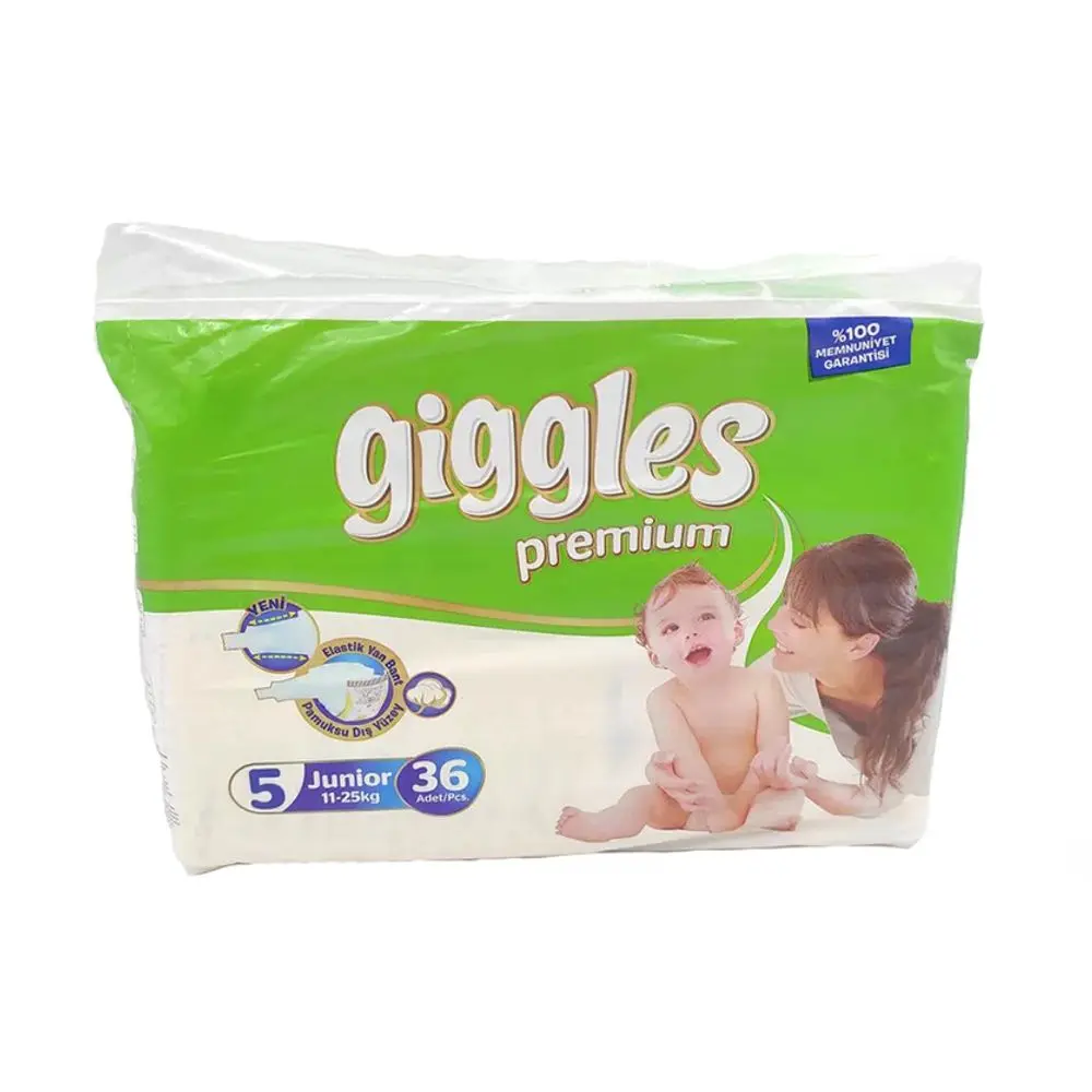 Подгузники GIGGLES "Premium" размер 5/36шт