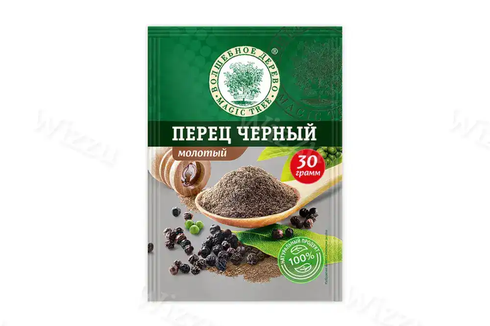 Перец Волшебное дерево черный (дробленый) 30г, шт