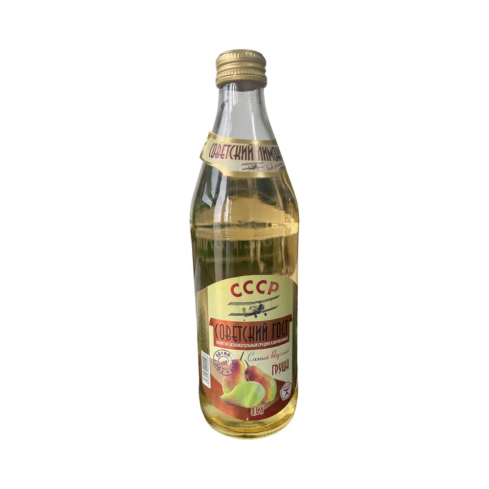 Напиткок газ СССР вкус "Груша" 0.5л