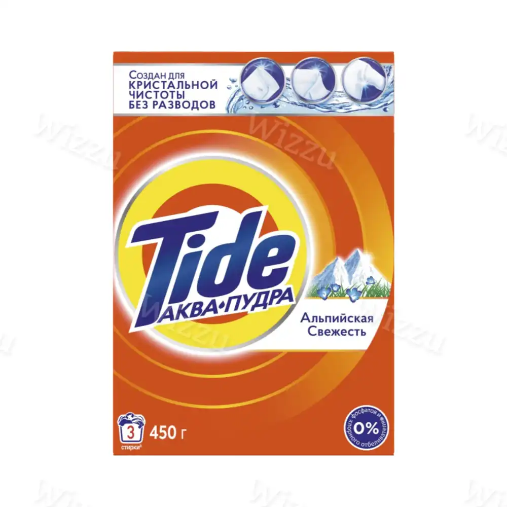 Порошок Тайд авт аквапудра 450г Альпийская свежесть