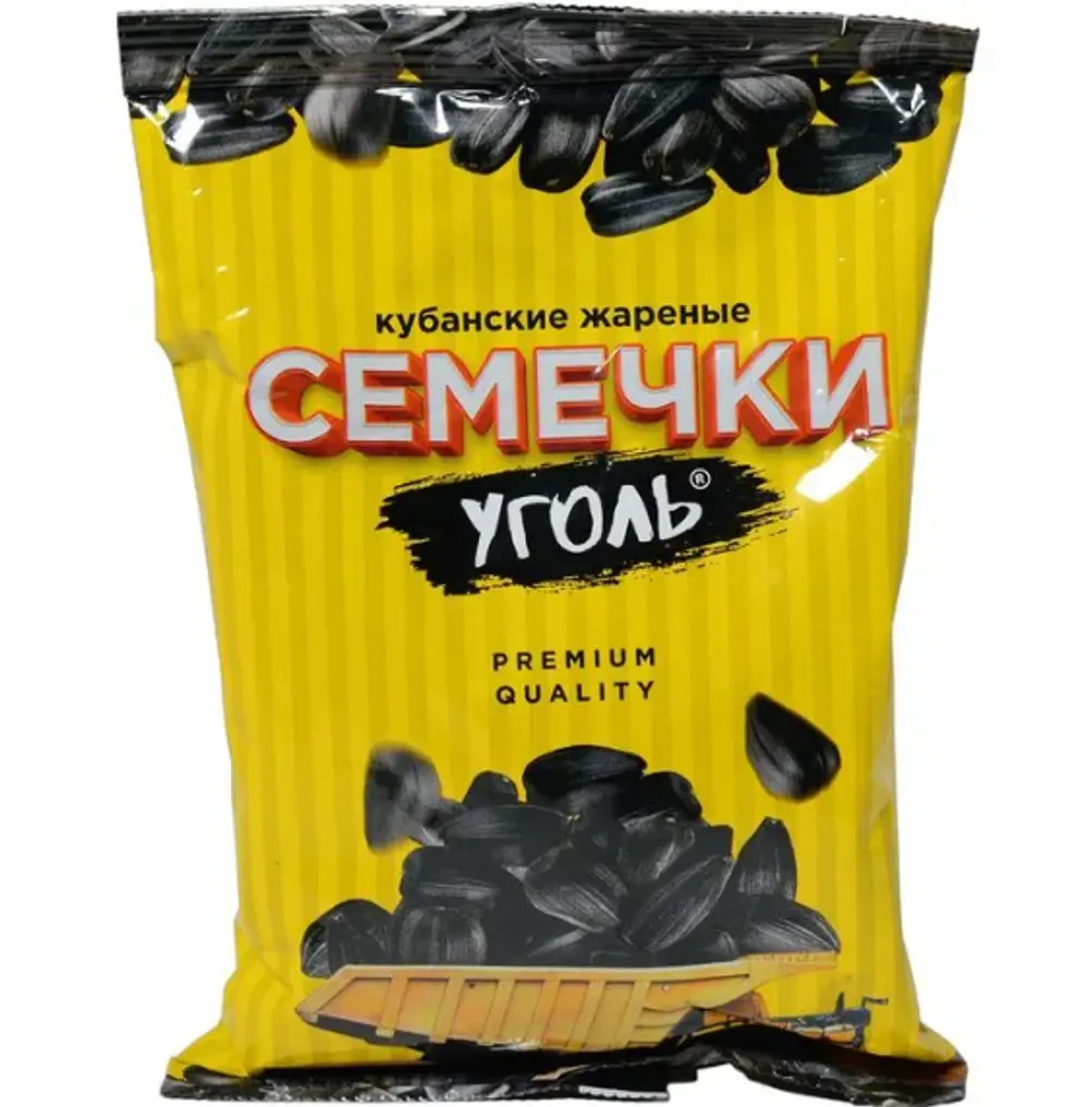 Семечки Уголь без соли 40г