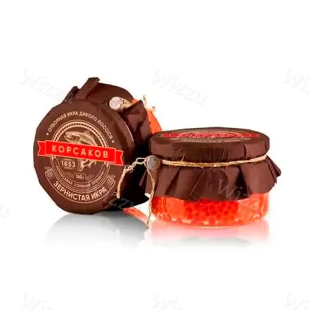 Икра лососевая зер. Корсаков 1853 180г