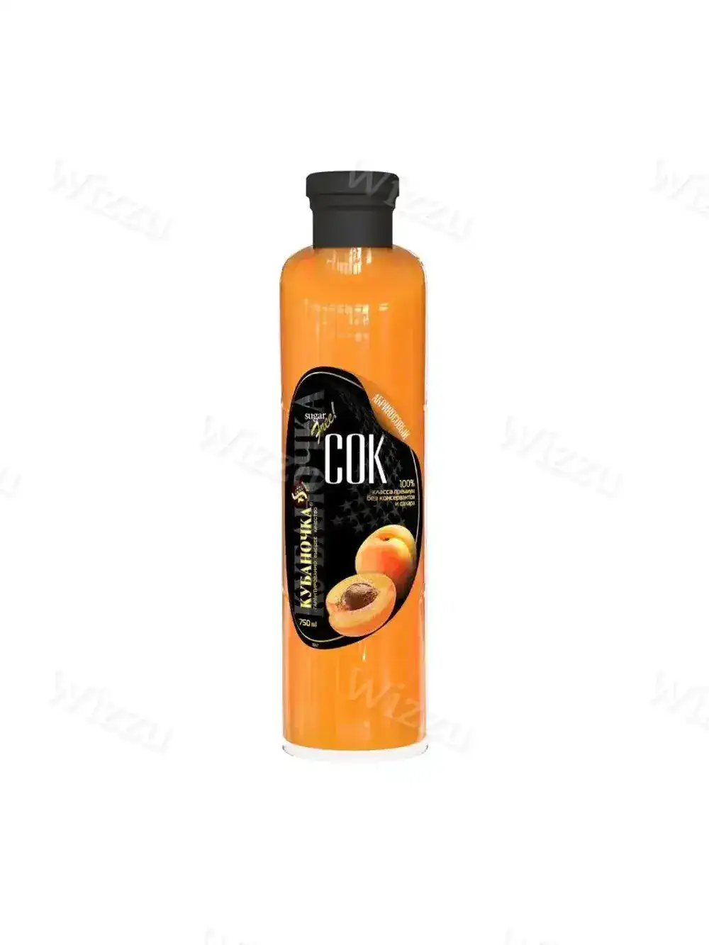 Сок Абрикосовый с мякотью "Кубаночка" ст\б 750мл