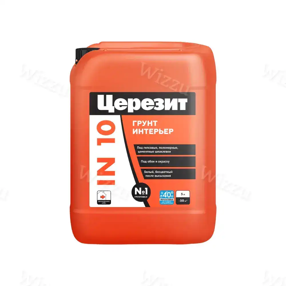 Грунтовка универсальная Церезит IN 10 Интерьер 5 л