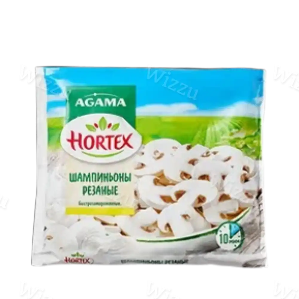 Шампиньоны резаные зам."Agama" 400гр