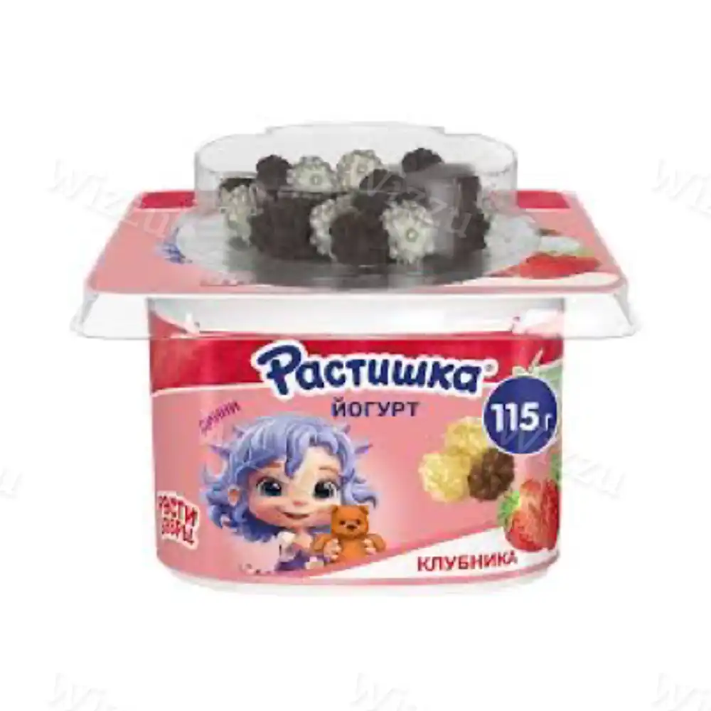 Йогурт Растишка с Шоколадным Драже 115г, шт