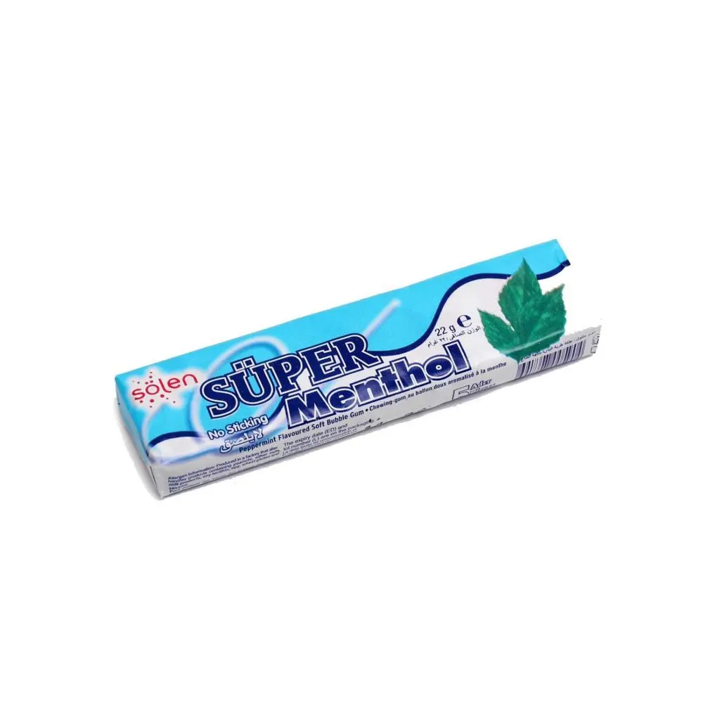 SUPER MINT жевательная резинка со вкусом мяты 28 х 20 25г