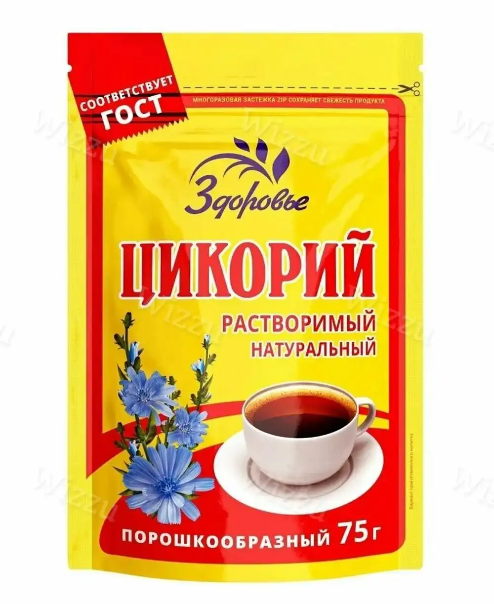 Цикорий порошок здоровье  ZIP 75 гр