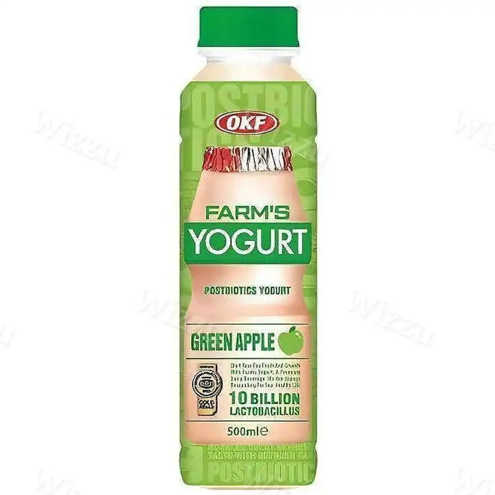 Напиток "OKF" Farms Yogurt Green Apple 500мл