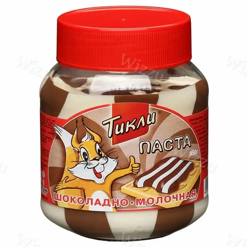 Шок. паста Тикли Дуо с/б 350гр