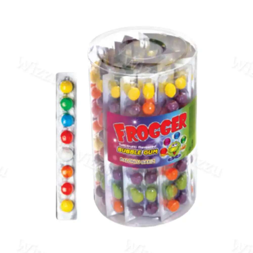 Must List Жевательная резинка FROGGER радуга фруктов 22г