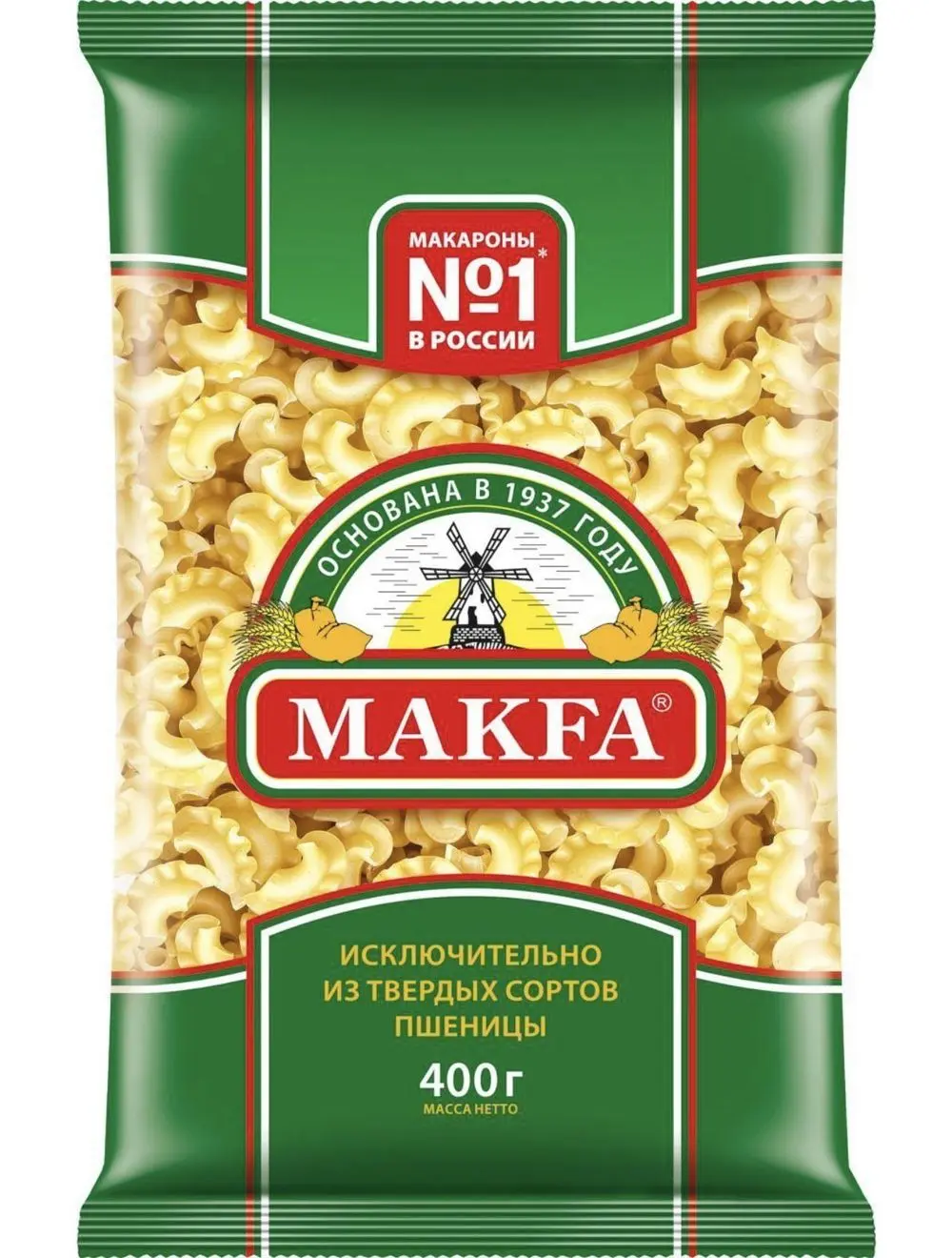 Макароны Макфа Гребешки, 400г