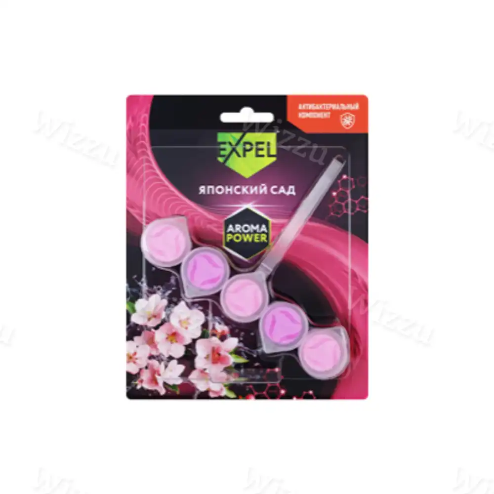 Expel Ср-во чистящее д/унитаза AromaPower Японский сад 50г