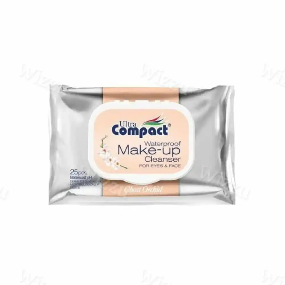 Влажные салфетки Compact Ultra Make-Up Ghost Orchid 25шт