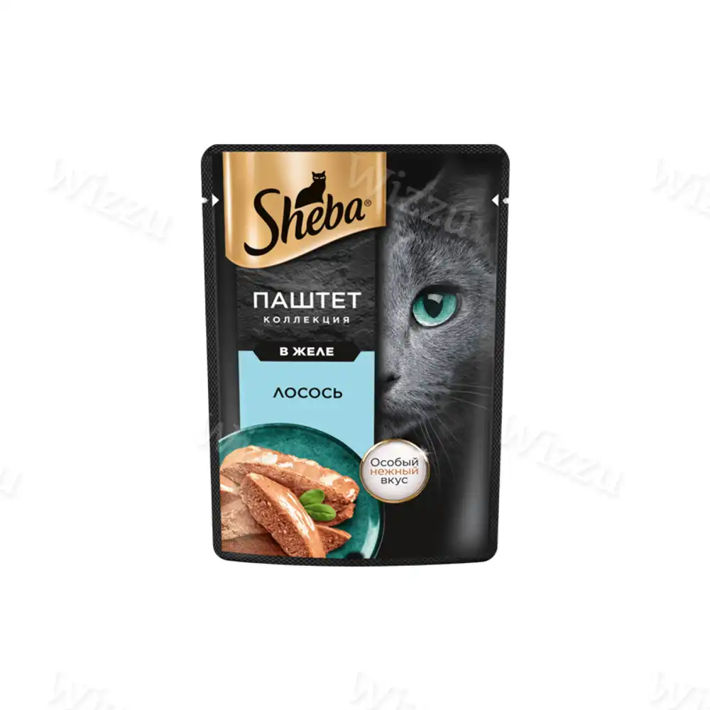 Sheba Паштет с лососем для взр. кош.75г