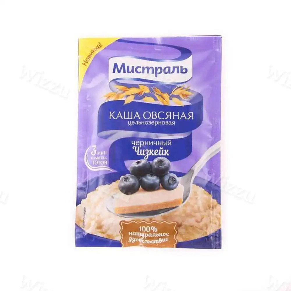 Каша овсяная Мистраль Черника Чизкейк 40гр