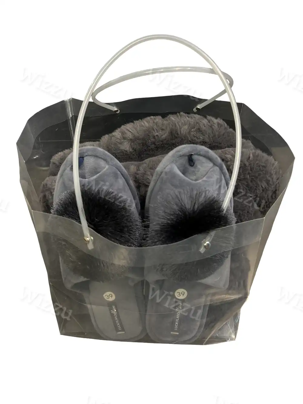 Набор коврик для намаза меховой + тапочки 11