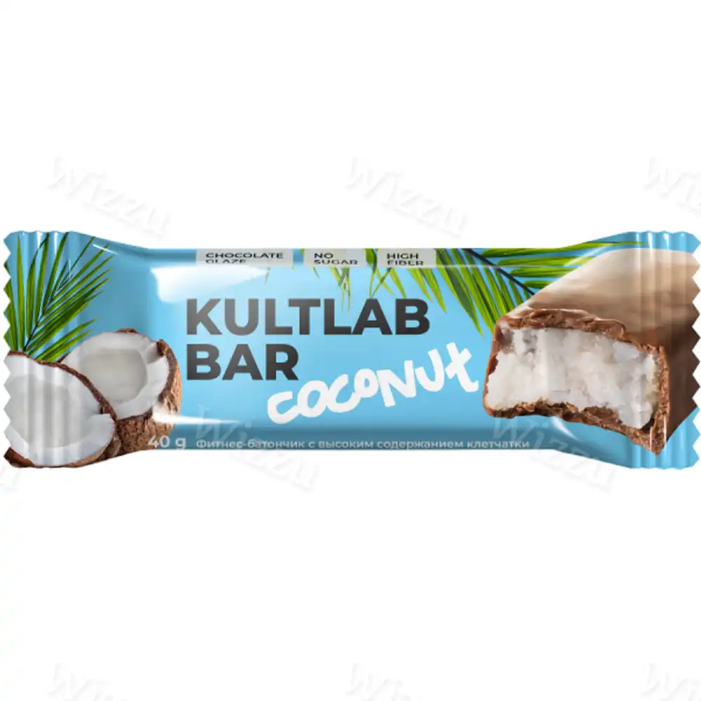 Батончик Kultlab Diet Coconut (молочный шоколад) 40гр