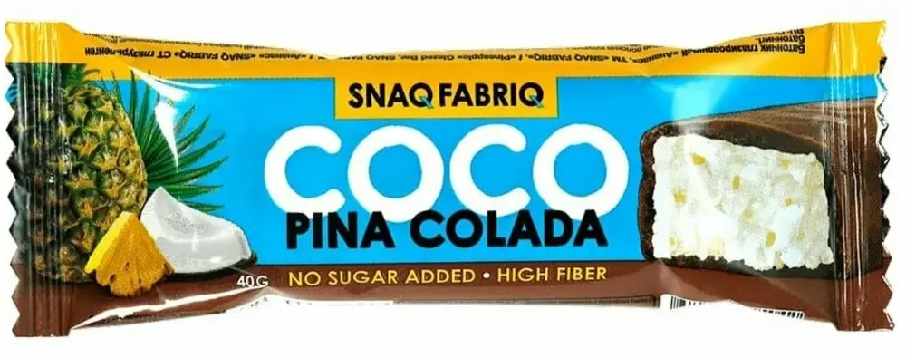 Батончик глазированный SNAQ FABRIQ "Ананас", 40 г