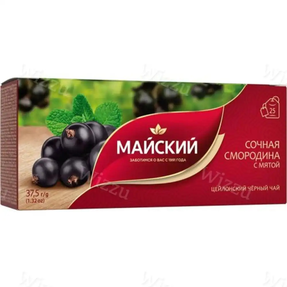Чай черный "Майский" Лесные Ягоды 37,5гр 25пакет