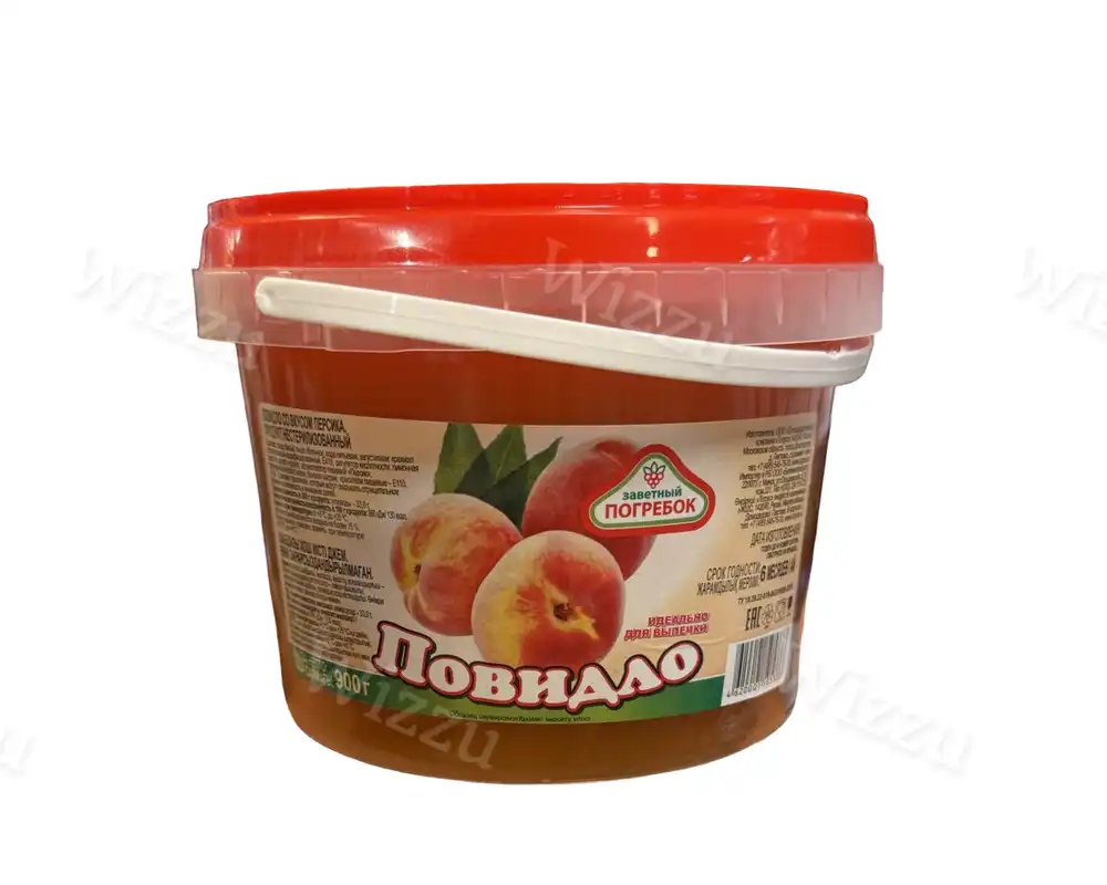 Повидло Заветный погребок со вкусом Персик (ведро) 900гр