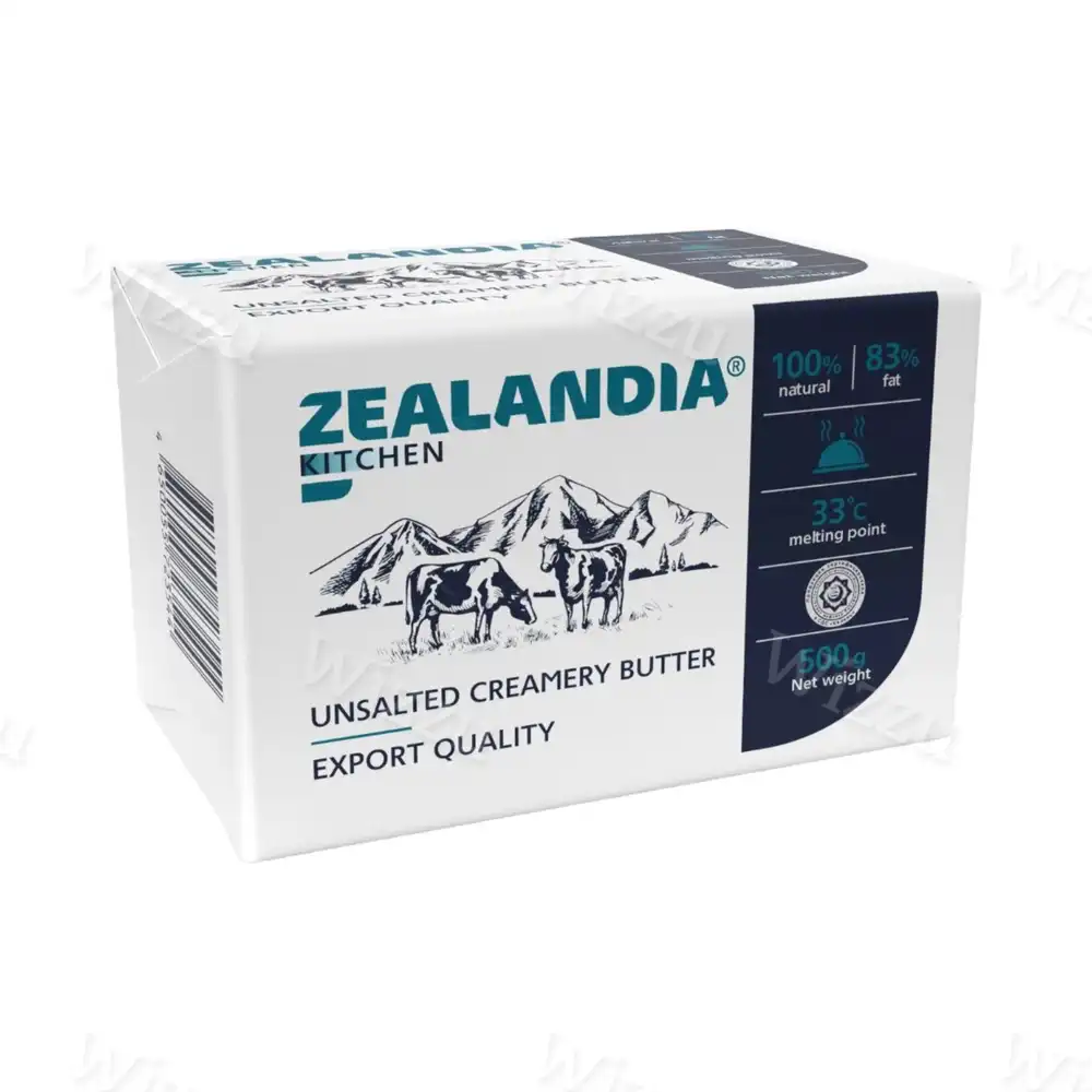 Масло "Zealandia" Kitchen сладкосливочное 83% 500г