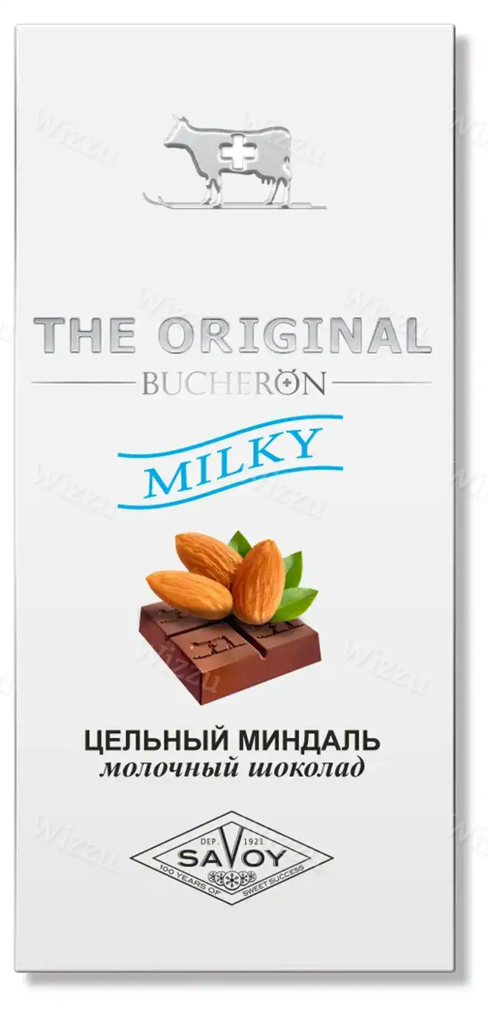 Шоколад молочный "Bucheron The Original" Миндаль 90гр