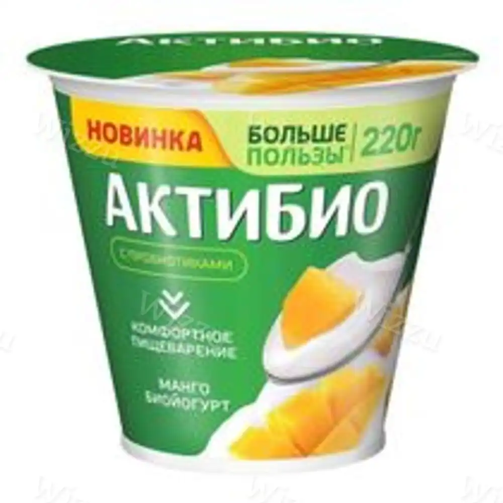 Йогурт Актибио Манго 3% 220гр