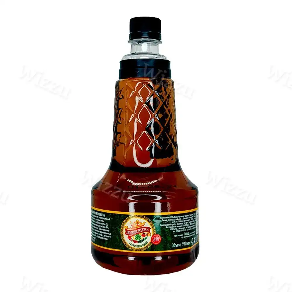 Уксус яблочный По-княжеский 6% 970мл