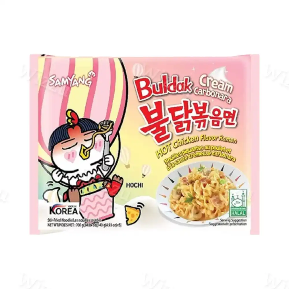 Лапша Samyang Chiken Carbonara 140гр пакет