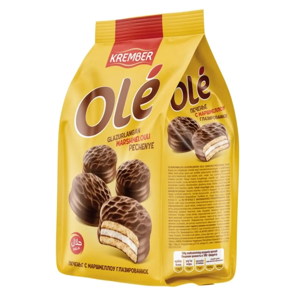 Печенье с шмеллоу OLE 182г