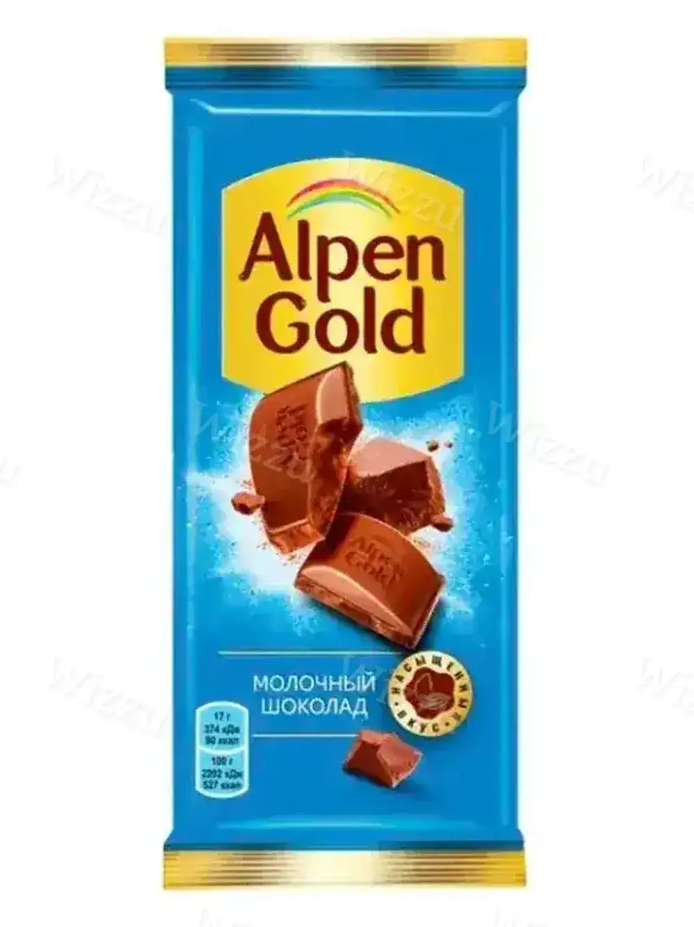 Шоколад Альпен Голд молочный 80г, шт