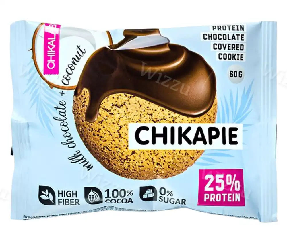 Печенье глазированное CHIKLAB со вкусом кокос 60гр