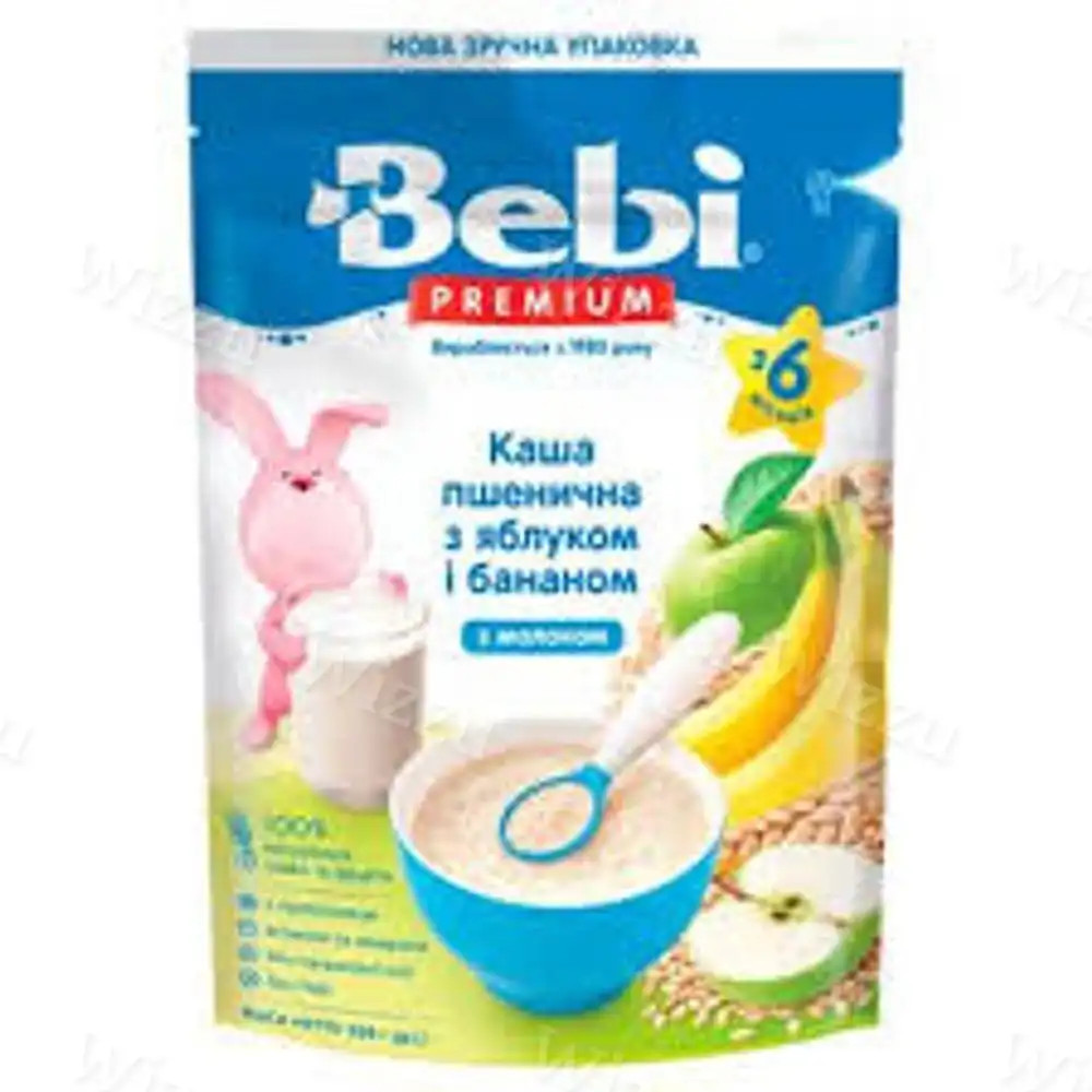 Каша молочная "Bebi" Премиум Яблоко-банан 90гр