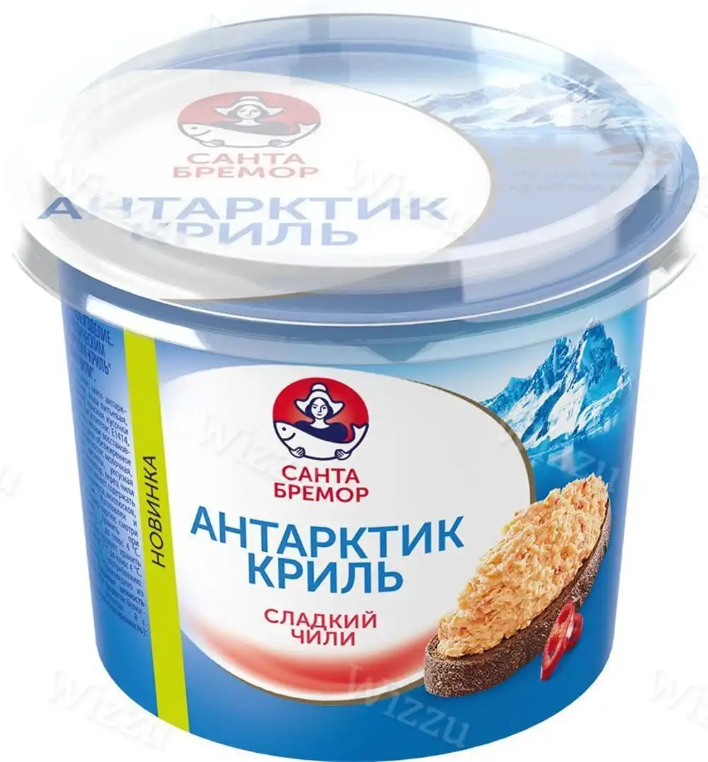 СБ Паста из морепродуктов Антарктик-криль Сладкий Чили 150гр