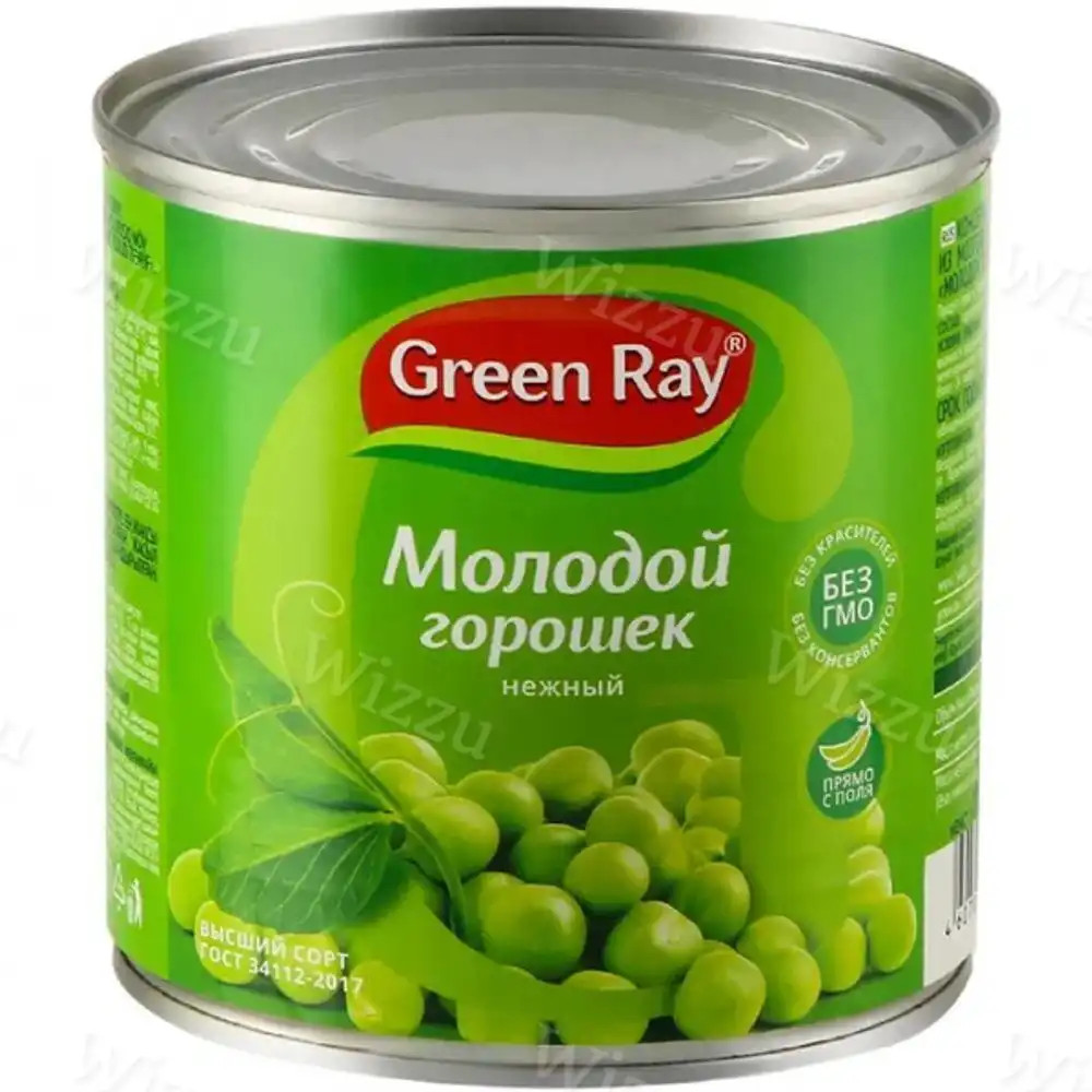 Горошек зеленый GREEN RAY Кубанский ж\б  425мл
