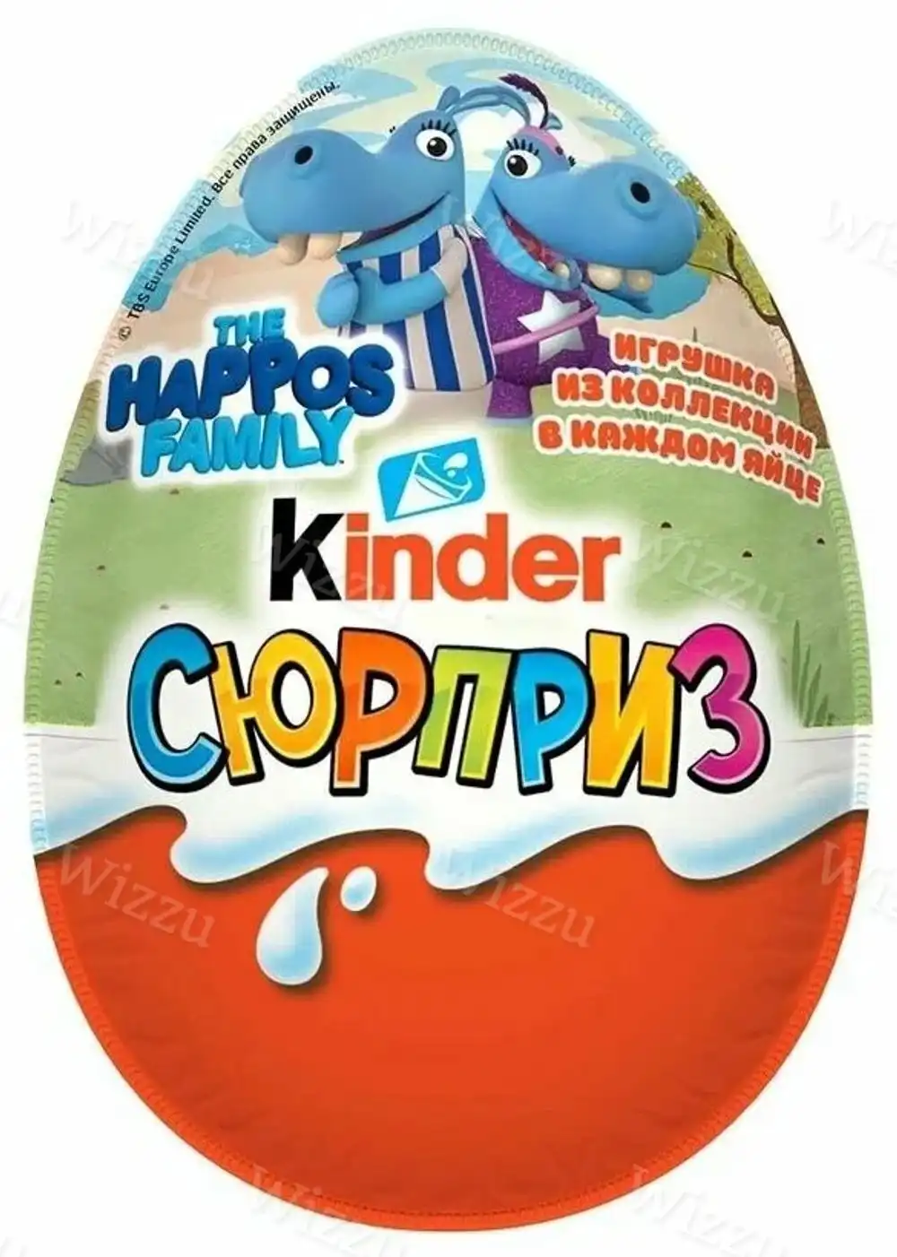 Яйцо шок Киндер Бегемот