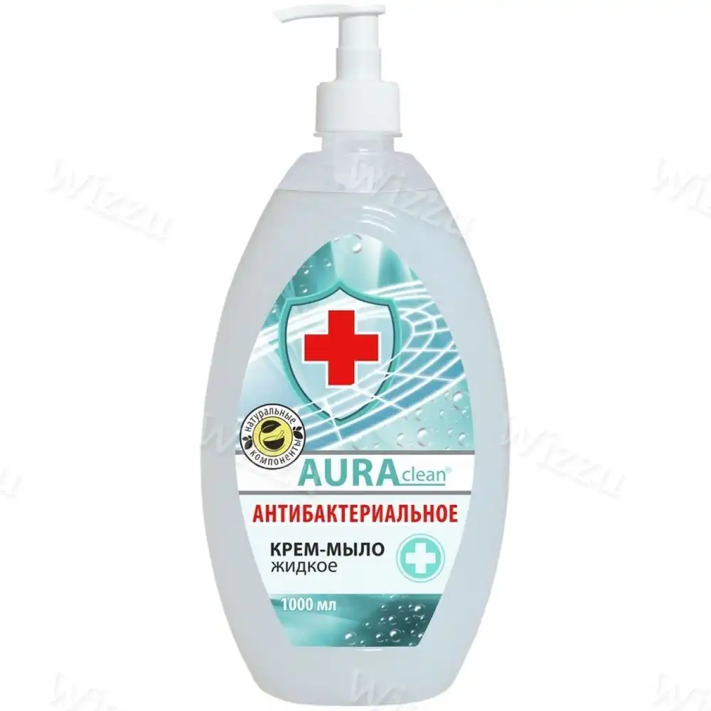 Жидкое крем-мыло Aura Clean Антибактериальное 1л