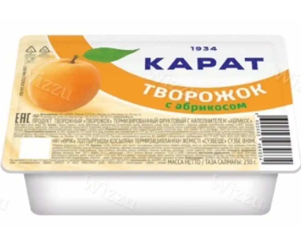 Творожок фр 9% Абрикос 230гр