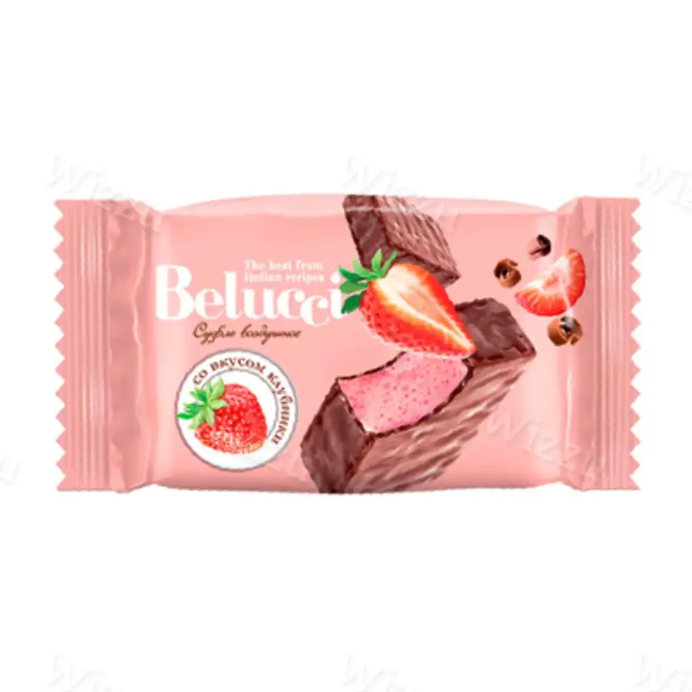 Конфеты суфле клубничные Belucci 1,2кг
