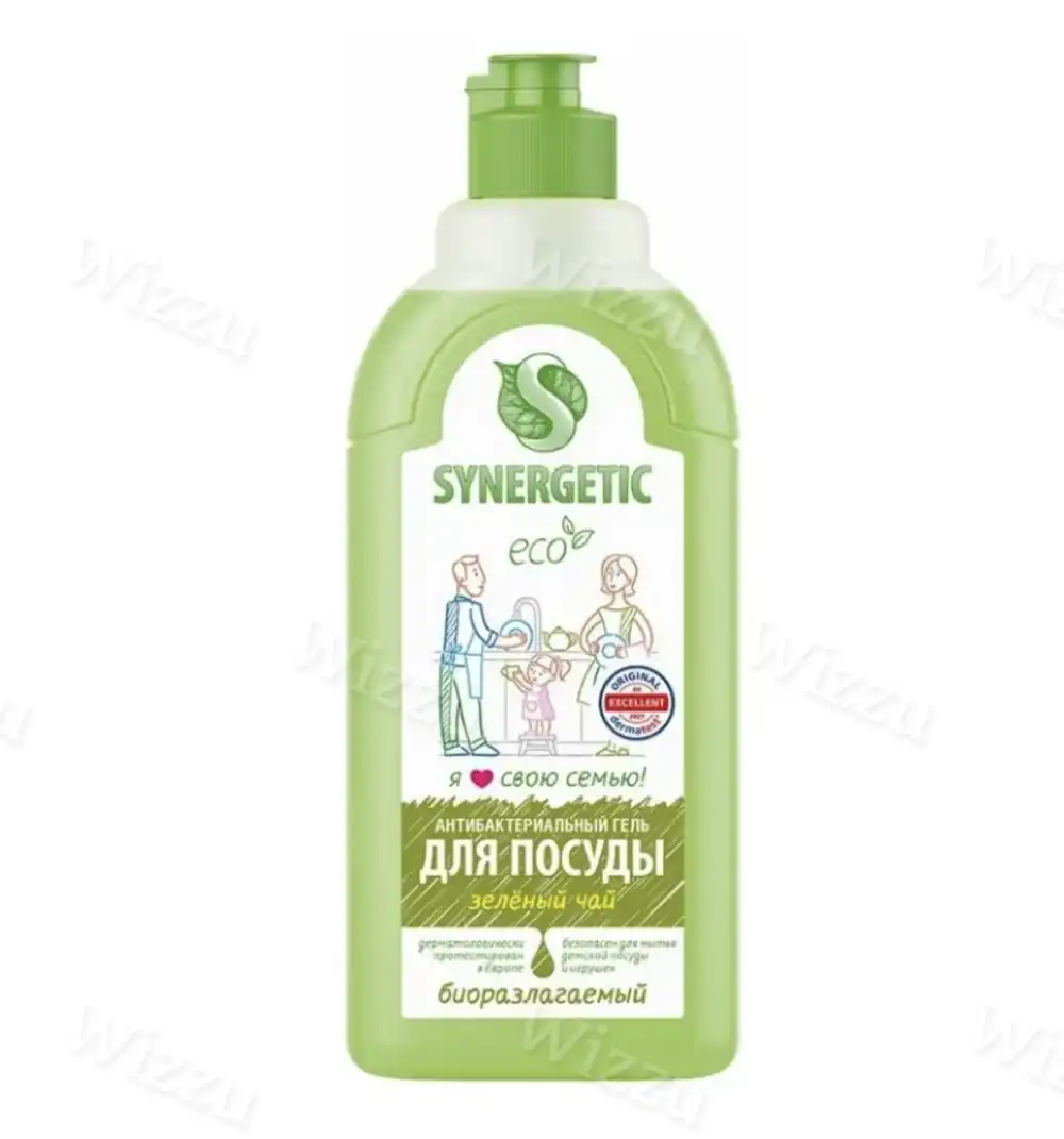 Средство "Synergetic"для мытья посуды Зеленый чай 1л