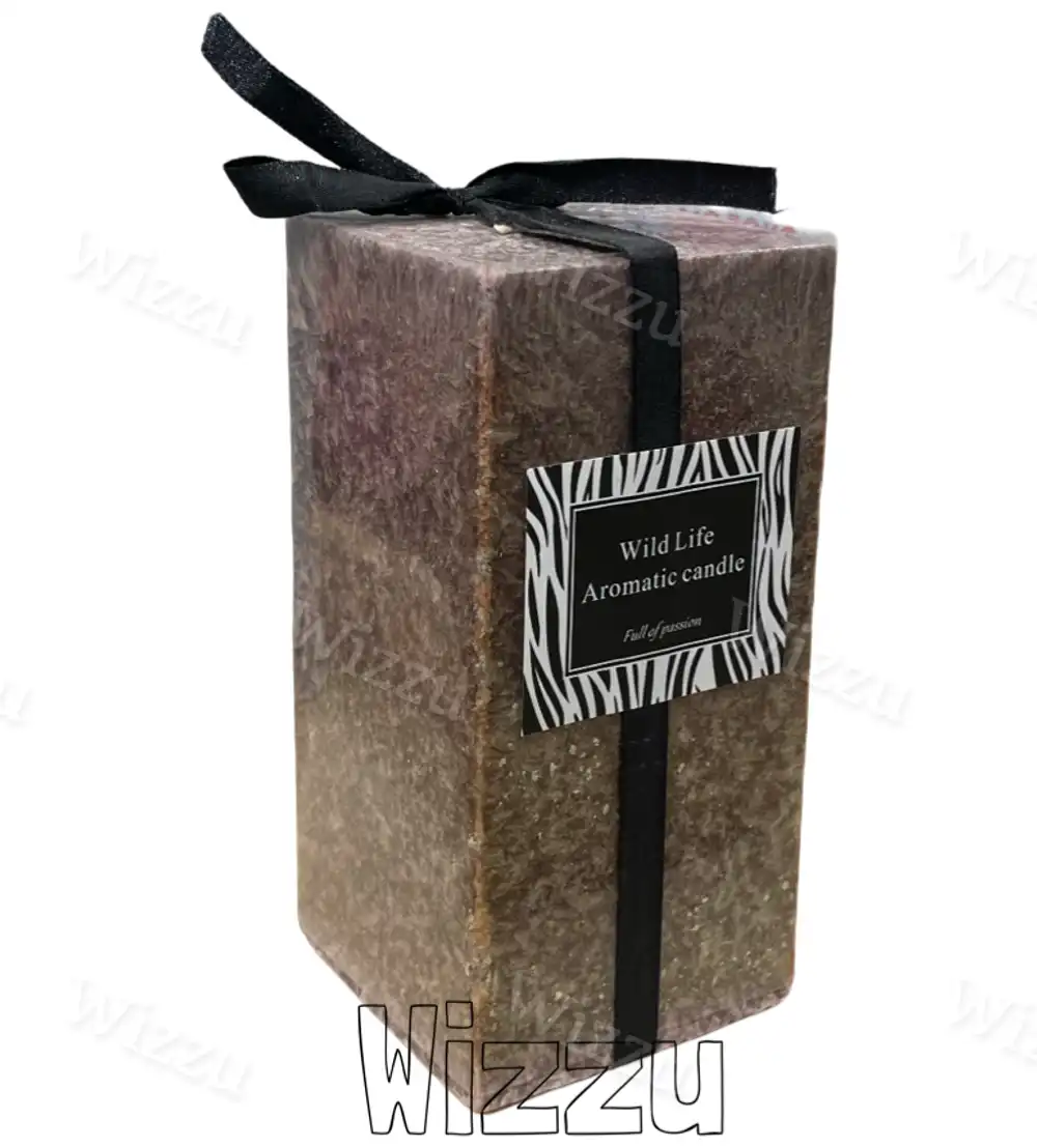 Свеча столбик квадратная ароматизованная МИКС большая х36