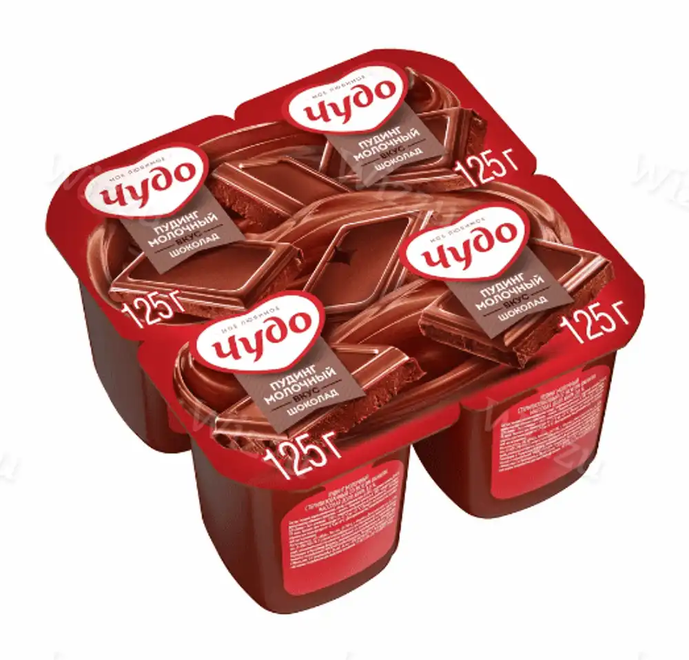 Пудинг молочный Чудо 125г Шоколад, шт