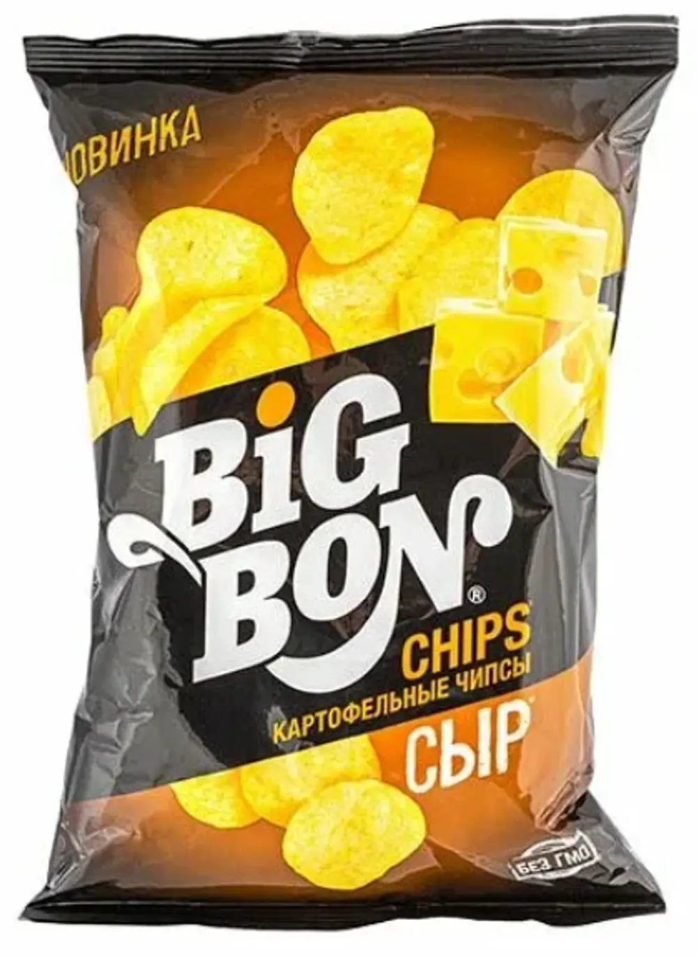 Чипсы картофельные BIGBON со вкусом сыра, 75 г
