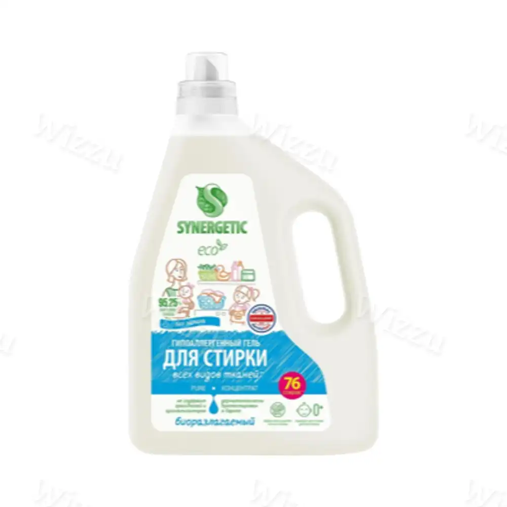 Гель для стирки Synergetic PURE 2,28л