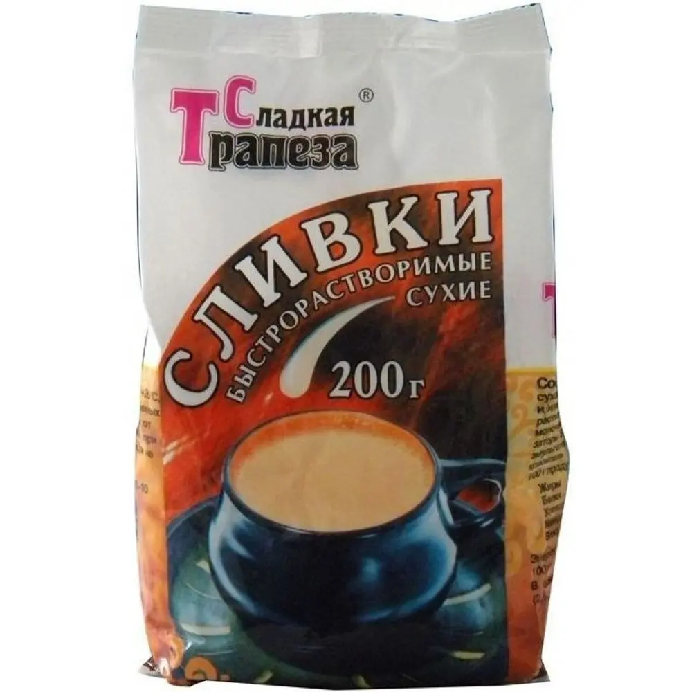 Сливки сухие Сладкая трапеза, 200г