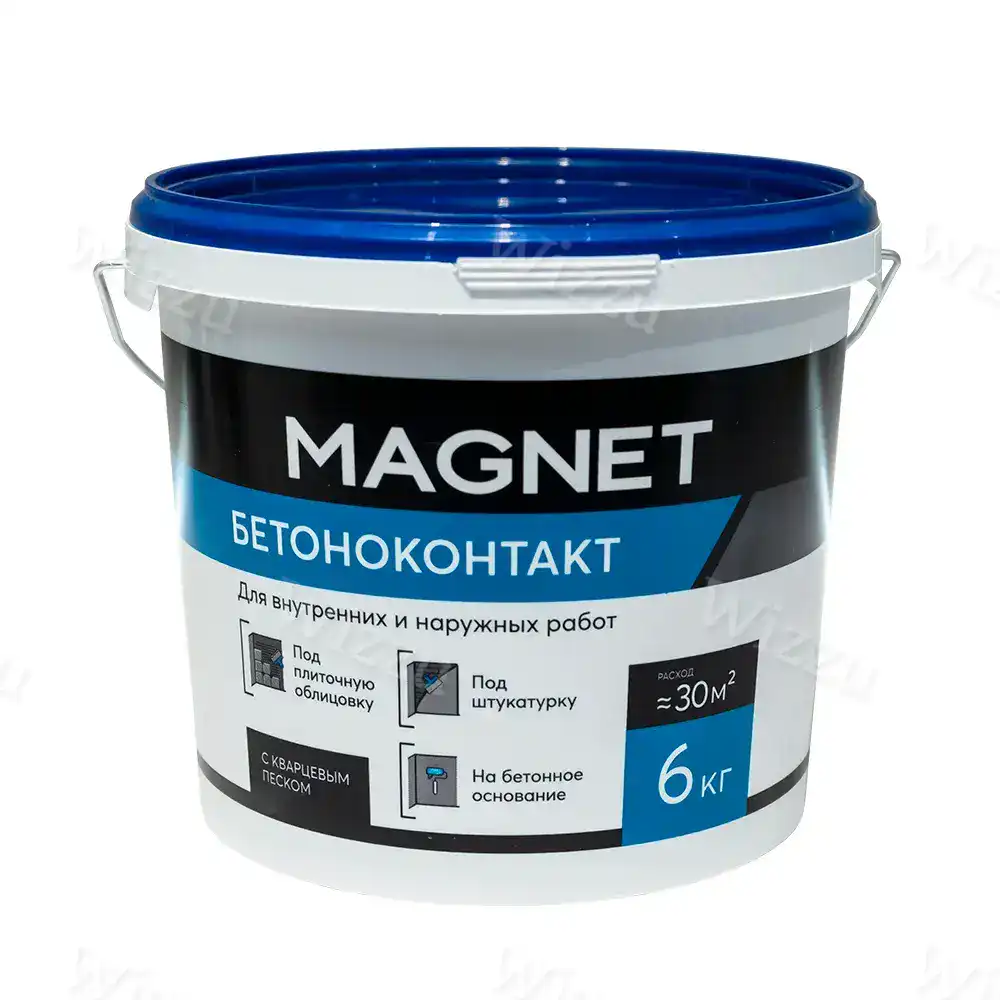 Грунтовка адгезионная MAGNET Бетоноконтакт 6 кг