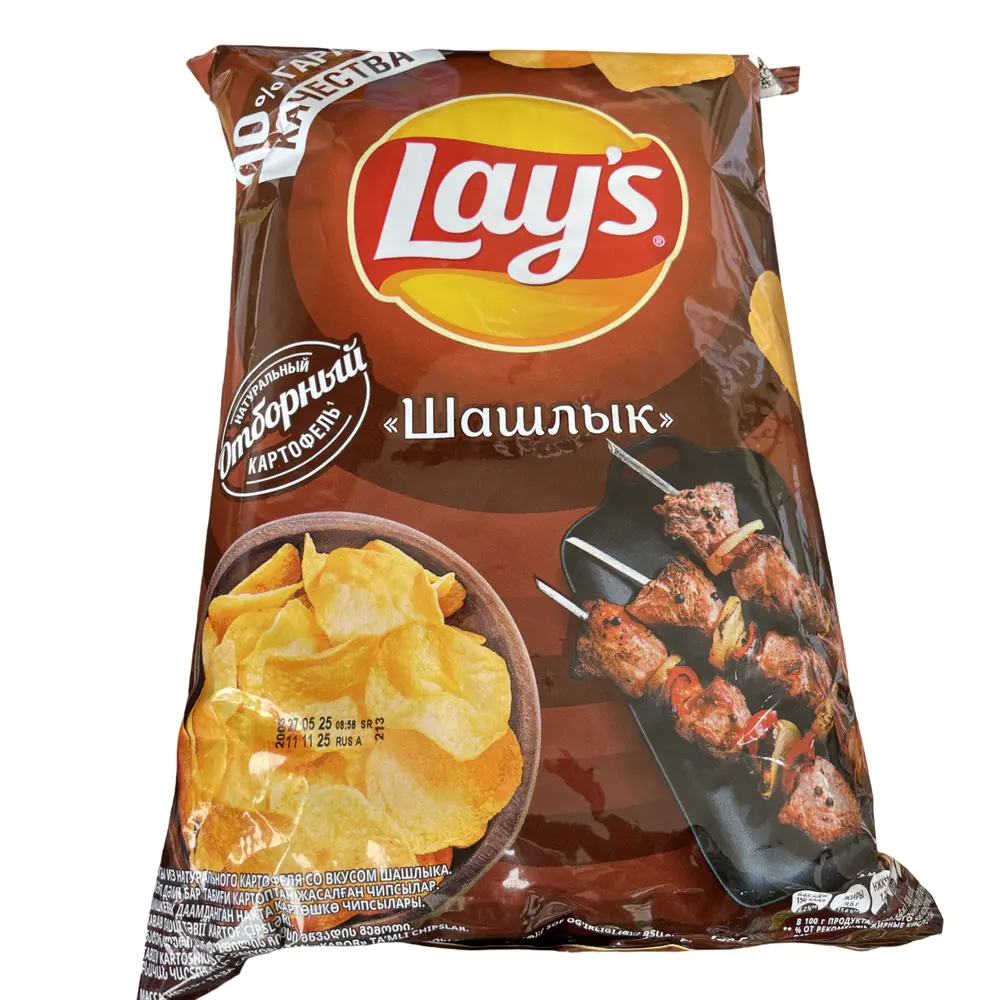Чипсы картофельные Lays Шашлык, 140г